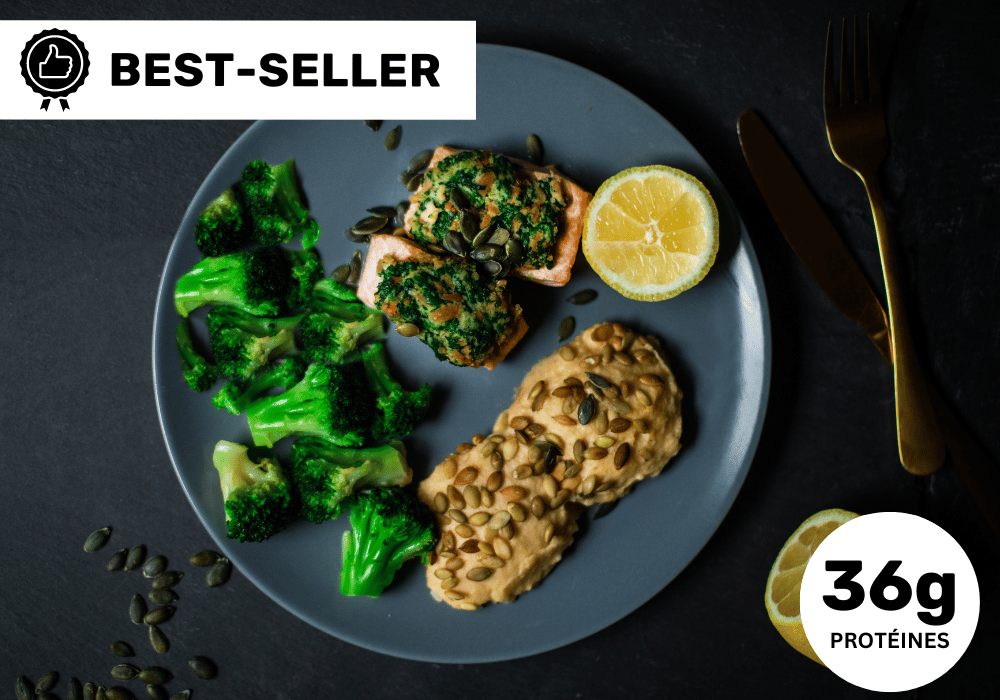 Saumon à la purée de potiron