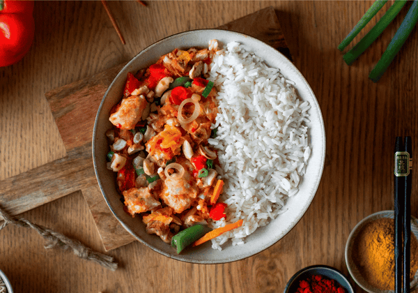 Poulet riz thai