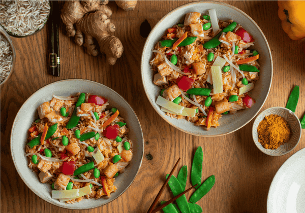 Poulet curry rouge thaï (XL, 2 Portions)