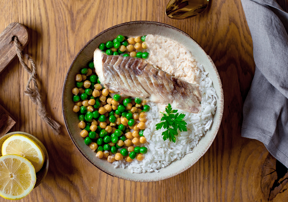 Filet de colin et riz