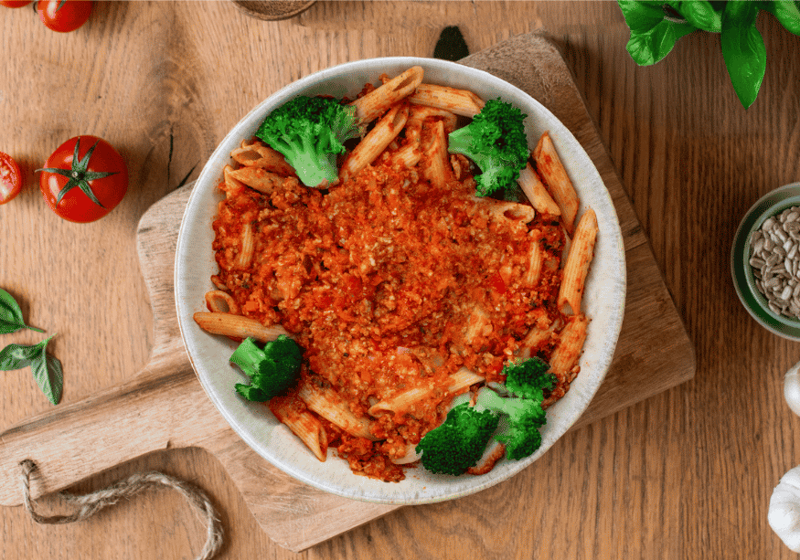 Penne Protéinées à la Bolognaise