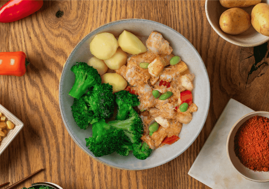 Thai Pa Naeng au poulet