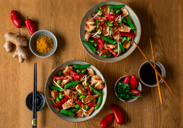 Bowl Thaï au poulet (XL, 2 Portions)