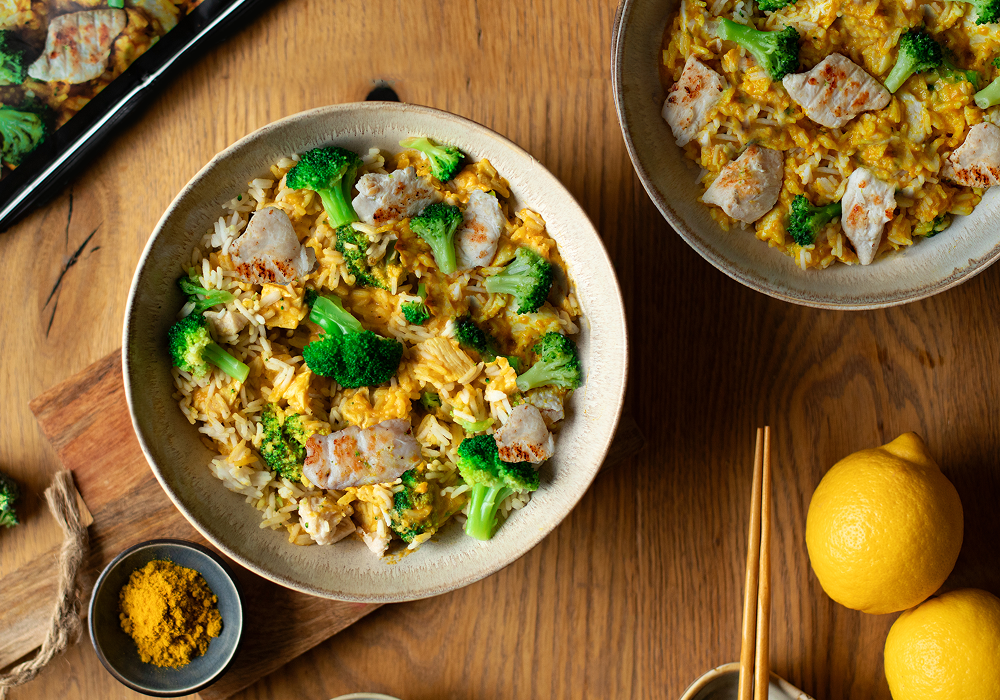 Poulet, riz & brocoli (XL, 2 Portions)