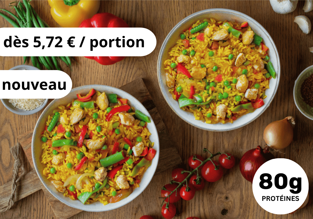 • Paëlla au poulet (XL, 2 Portions)