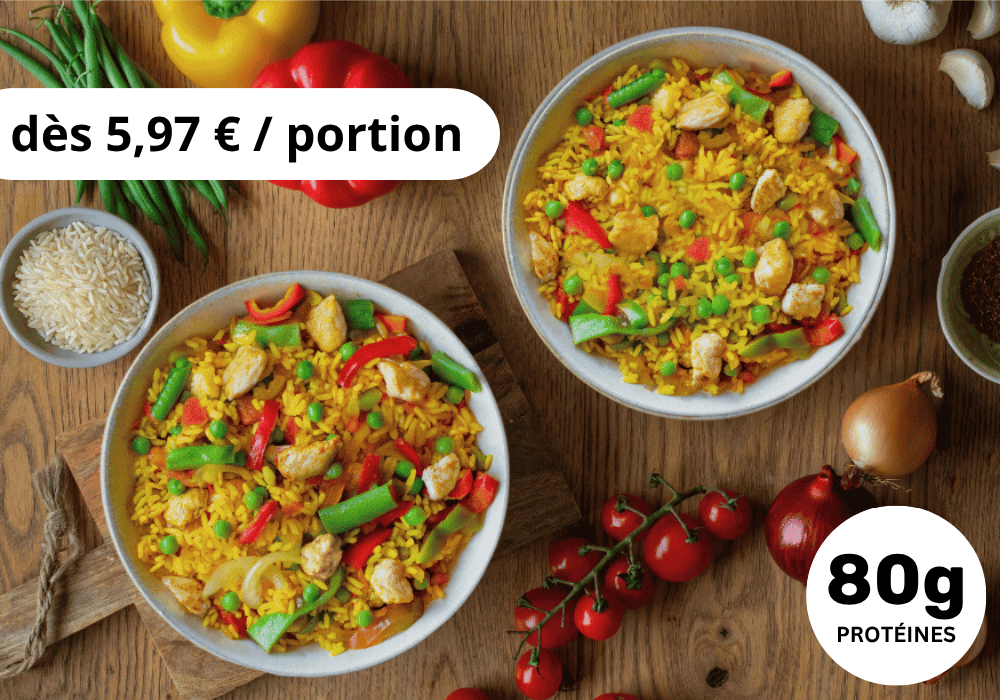 • Paëlla au poulet (XL, 2 Portions)