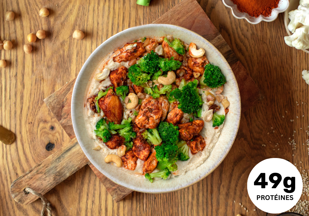 ~ Poulet au houmous