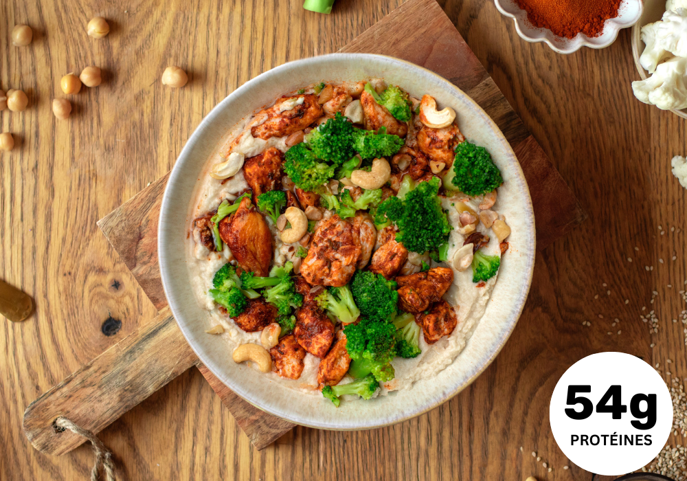 • Poulet au houmous